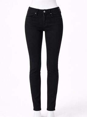 rag & bone Black Skinny Jeans Size 26 Mid Rise Stretch Denim in black